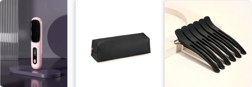 2-in-1 Wireless Hair Straightener Comb