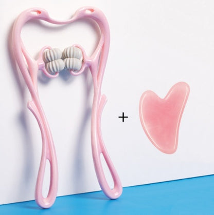 6-Wheel Manual Neck Massager Roller