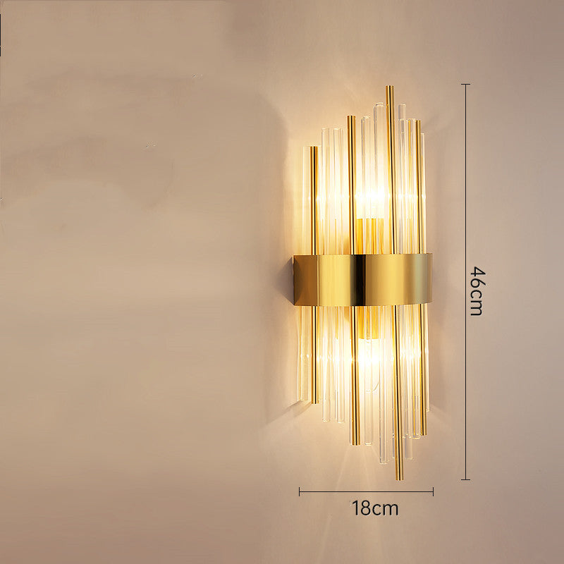Luxury Crystal Transparent Bedside Lamp
