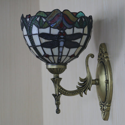 European Retro Dragonfly Wall Lamp