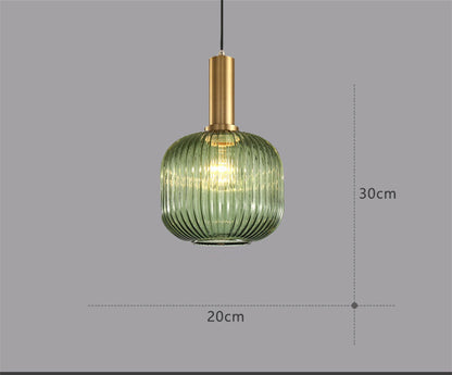 Retro Glass Chandelier