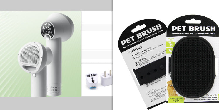 Smart Pet Hair Dryer & Comb