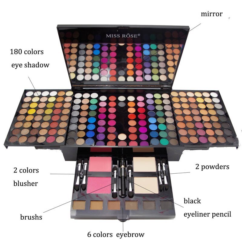 180-Color Eyeshadow & Blush Palette