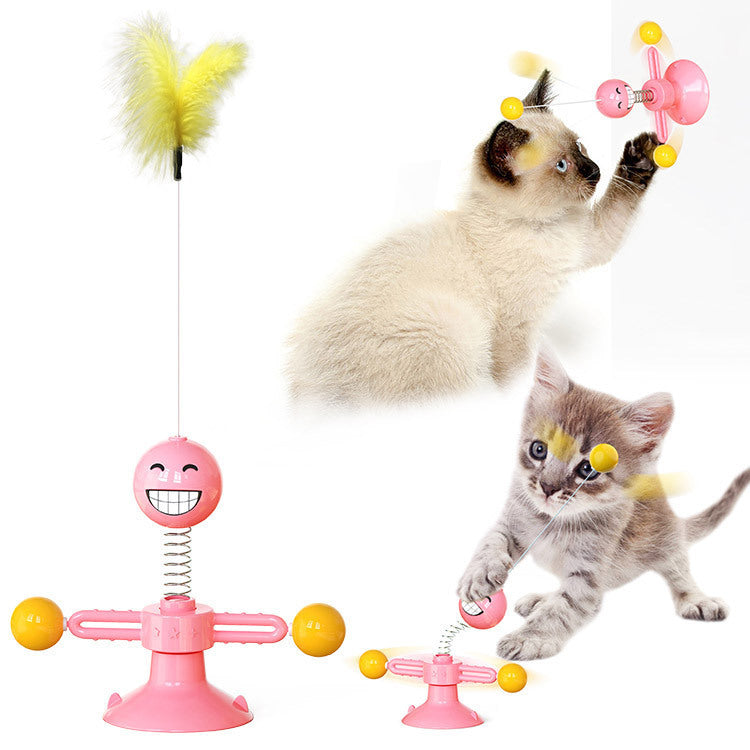 Cat Rotating Windmill Toy
