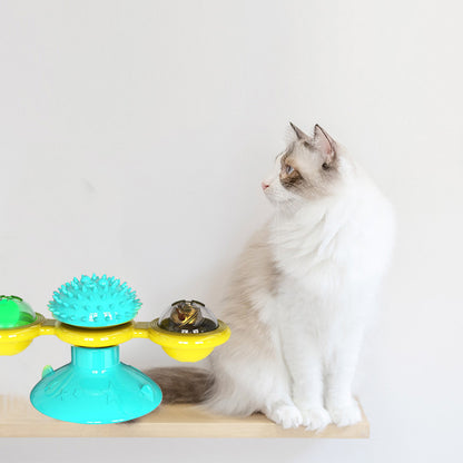 Cat Rotating Windmill Toy