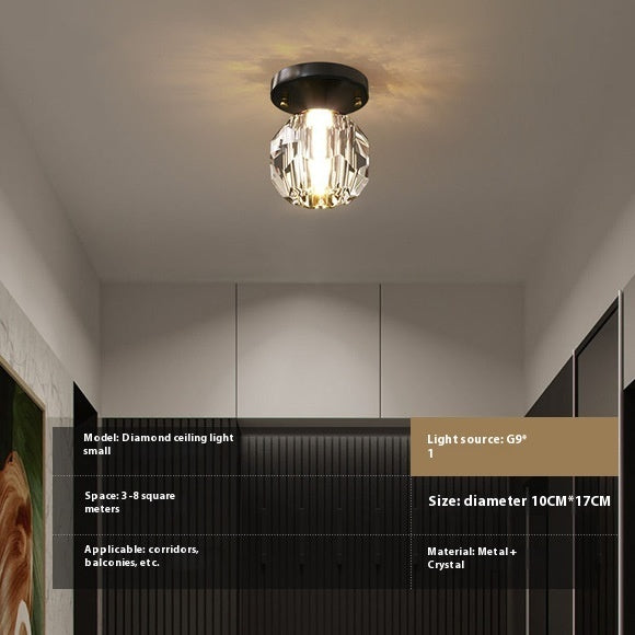 Crystal Aisle Ceiling Lamp