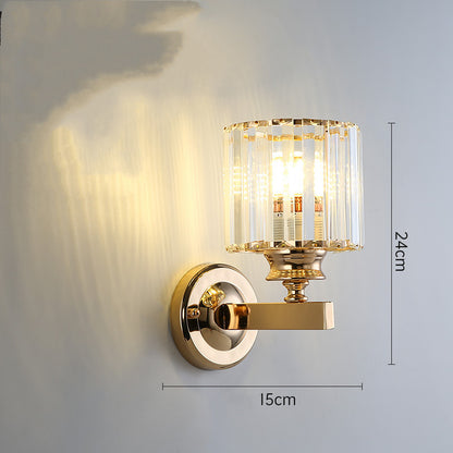 Luxury Crystal Transparent Bedside Lamp