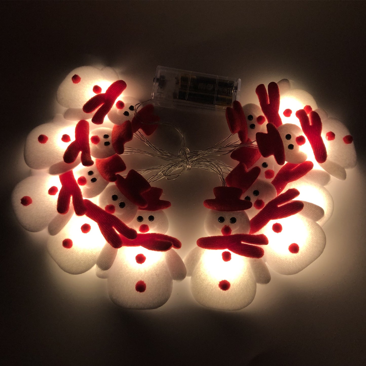 Christmas LED Snowman String Lights