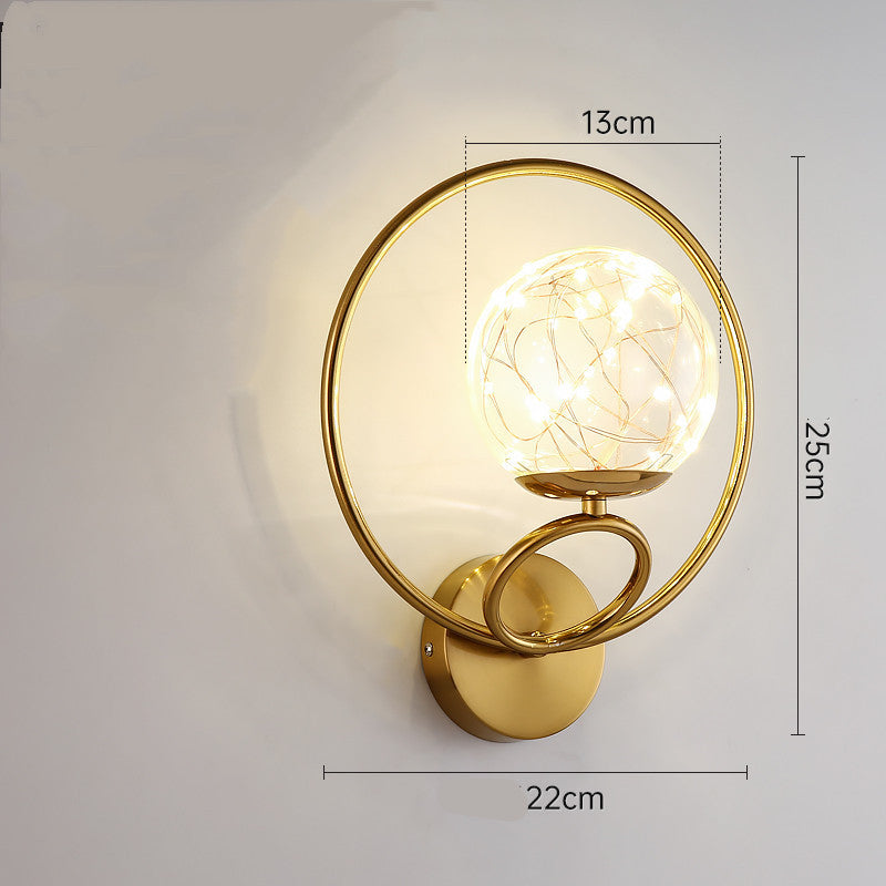 Luxury Crystal Transparent Bedside Lamp