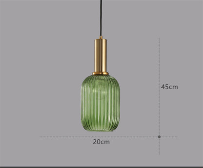 Retro Glass Chandelier