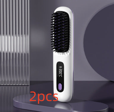 2-in-1 Wireless Hair Straightener Comb