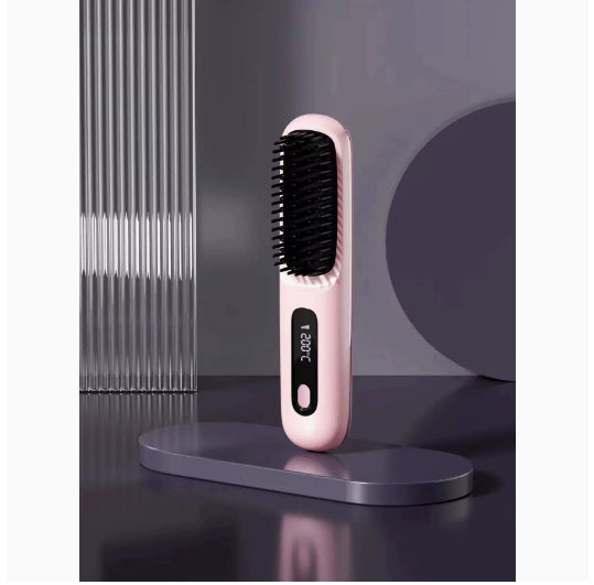 2-in-1 Wireless Hair Straightener Comb