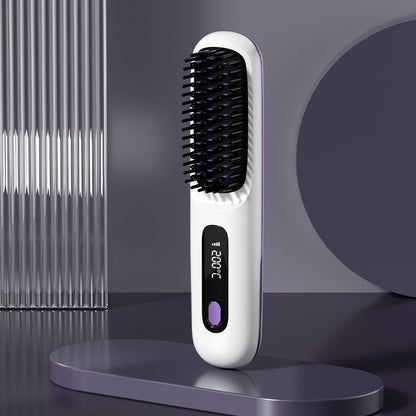 2-in-1 Wireless Hair Straightener Comb