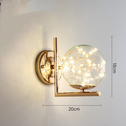 Luxury Crystal Transparent Bedside Lamp