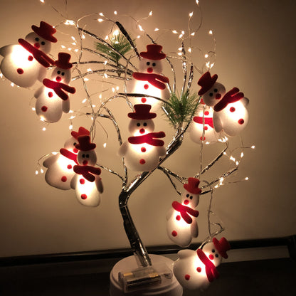 Christmas LED Snowman String Lights