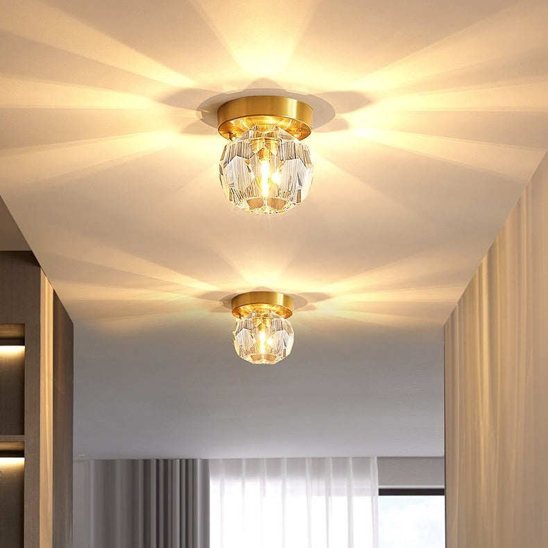 Crystal Aisle Ceiling Lamp