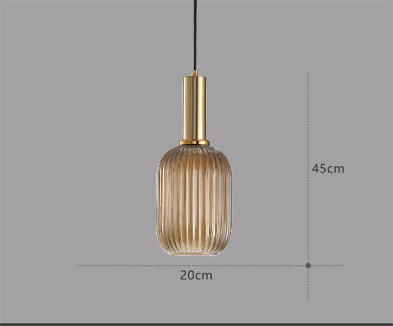 Retro Glass Chandelier