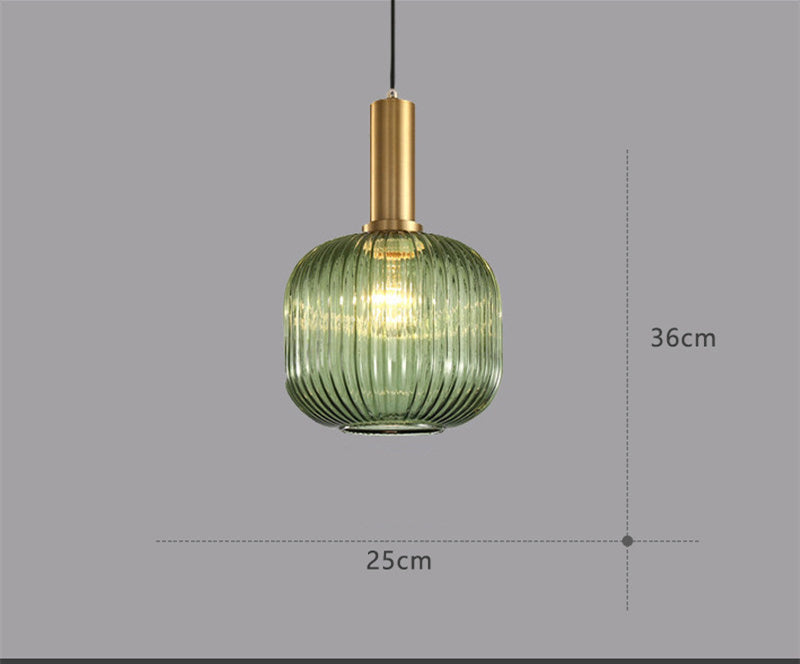 Retro Glass Chandelier