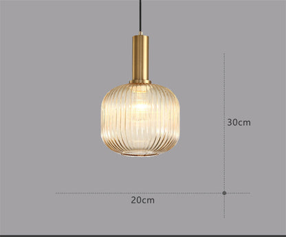 Retro Glass Chandelier