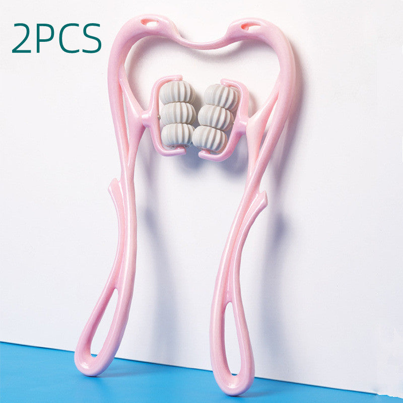 6-Wheel Manual Neck Massager Roller