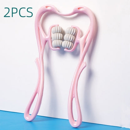 6-Wheel Manual Neck Massager Roller