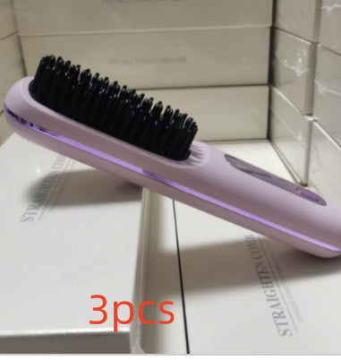 2-in-1 Wireless Hair Straightener Comb