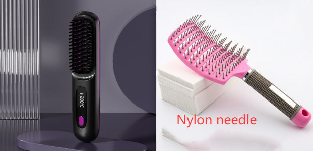 2-in-1 Wireless Hair Straightener Comb