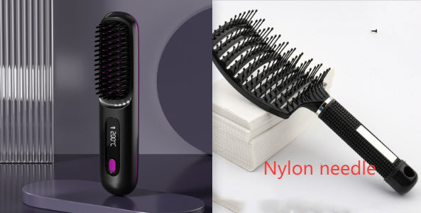 2-in-1 Wireless Hair Straightener Comb