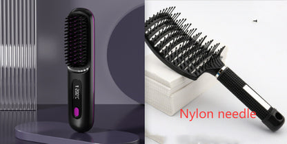 2-in-1 Wireless Hair Straightener Comb