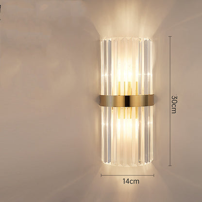 Luxury Crystal Transparent Bedside Lamp