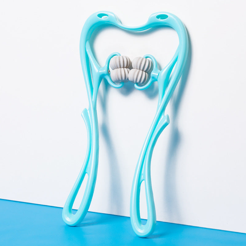 6-Wheel Manual Neck Massager Roller