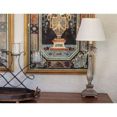 Empire Hardback White Fabric Lampshade