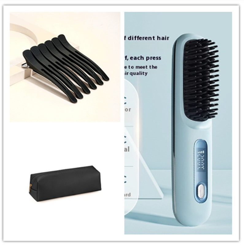 2-in-1 Wireless Hair Straightener Comb