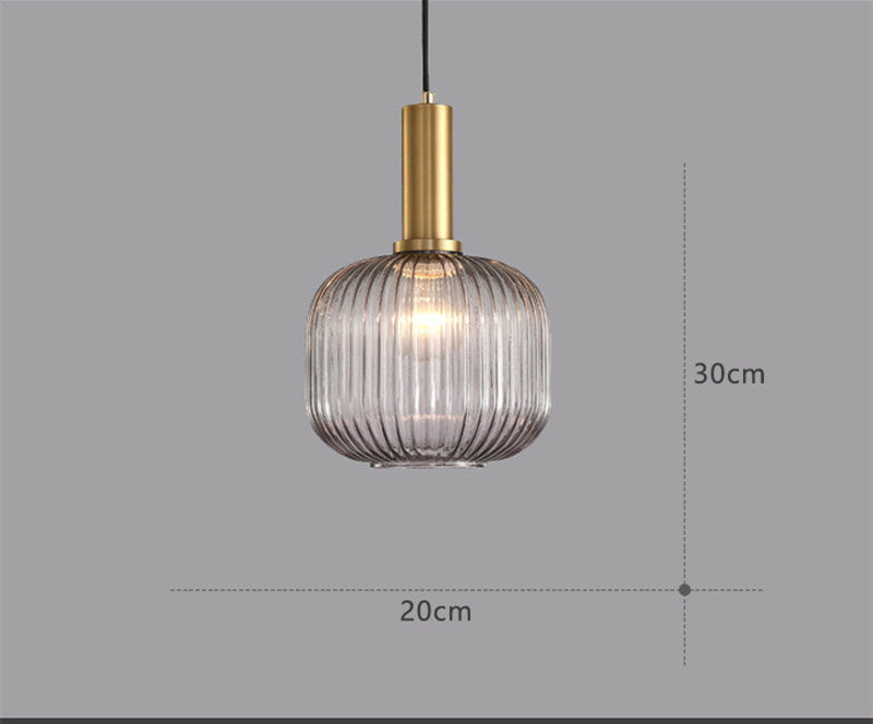 Retro Glass Chandelier