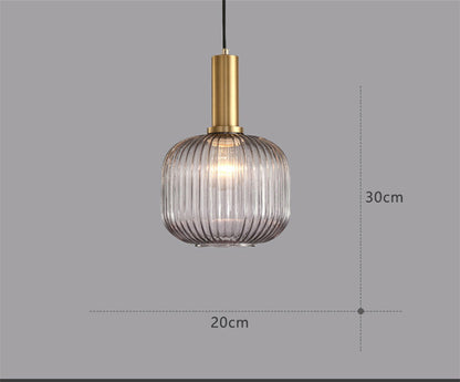 Retro Glass Chandelier