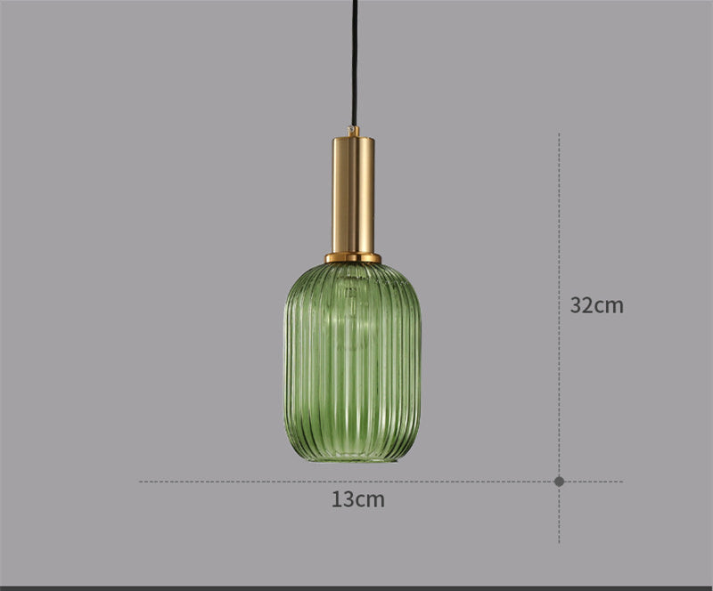 Retro Glass Chandelier