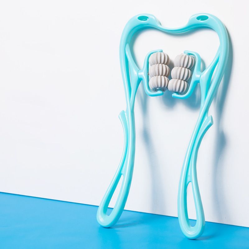 6-Wheel Manual Neck Massager Roller