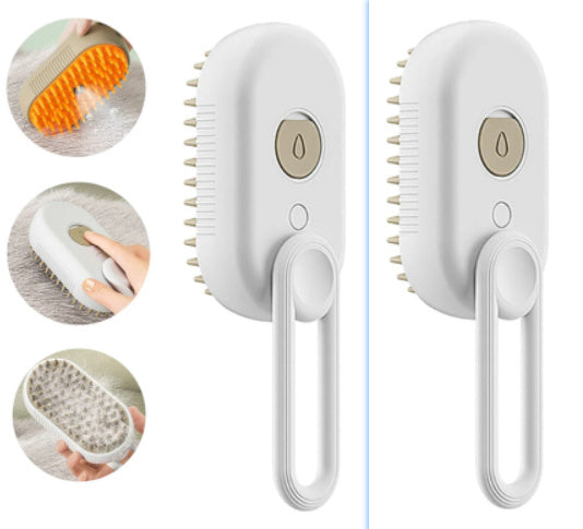 3-in-1 Electric Pet Steam Brush