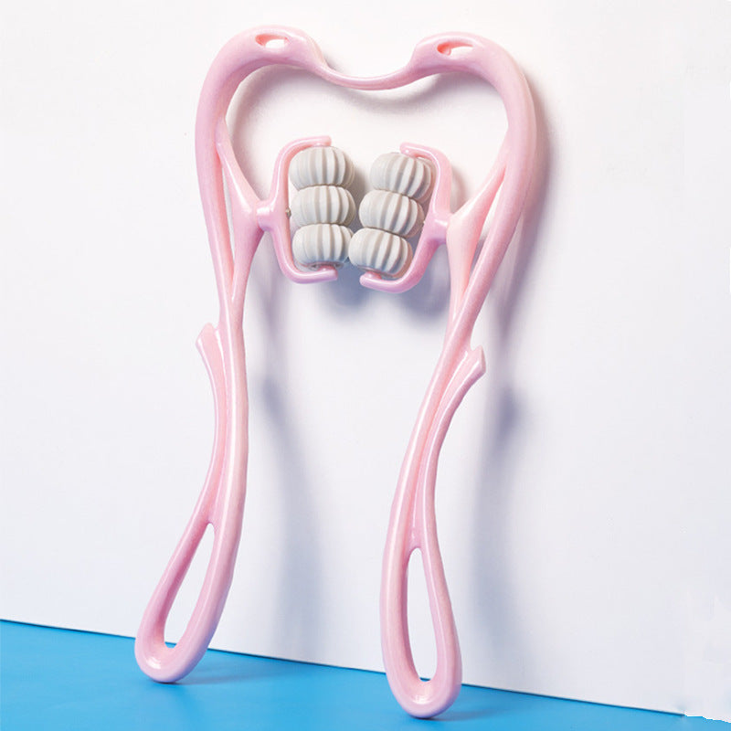 6-Wheel Manual Neck Massager Roller